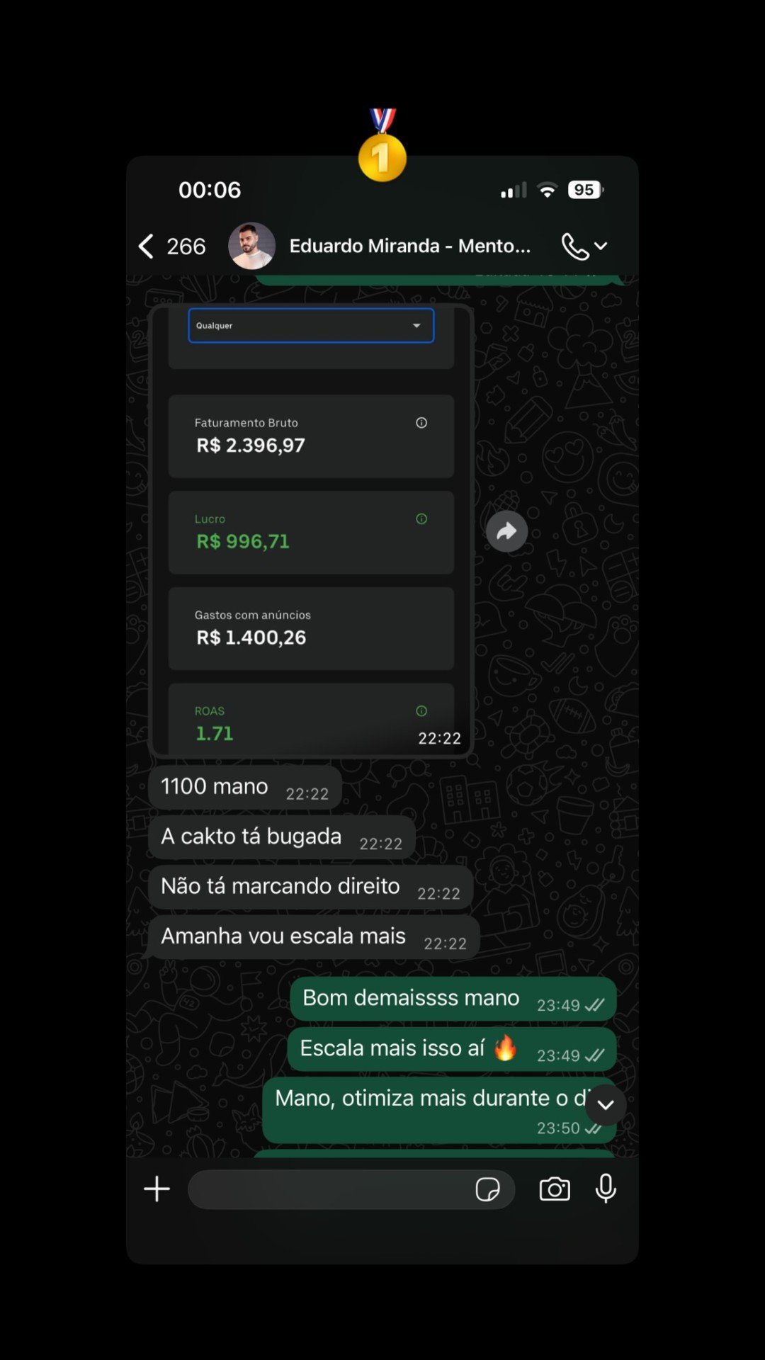 Depoimento aluno